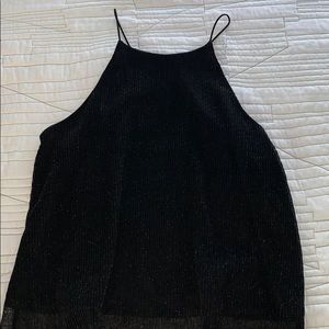Black tank top